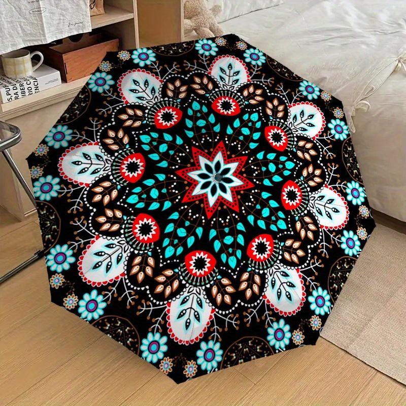 1pc Floral Mandala Pattern Design Small Travel Compact Windproof Umbrella, Automatic Folding Umbrella, One Touch Auto Open and (as the picture,Iron&8K)
1pc Floral Mandala Pattern Design Small Travel Compact Windproof Umbrella, Automatic Folding Umbrella, One Touch Auto Open and (as the picture,Iron&8K)