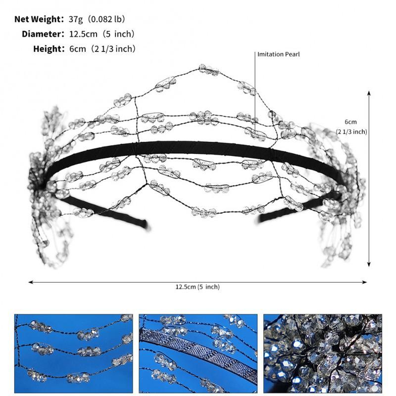 Korean Super Fairy Multi-layer Beaded Hairband Heavy Industry Bridal Wedding Hair Accessories Hand-knitted Double-sided Flower Crystal
Korean Super Fairy Multi-layer Beaded Hairband Heavy Industry Bridal Wedding Hair Accessories Hand-knitted Double-sided Flower Crystal