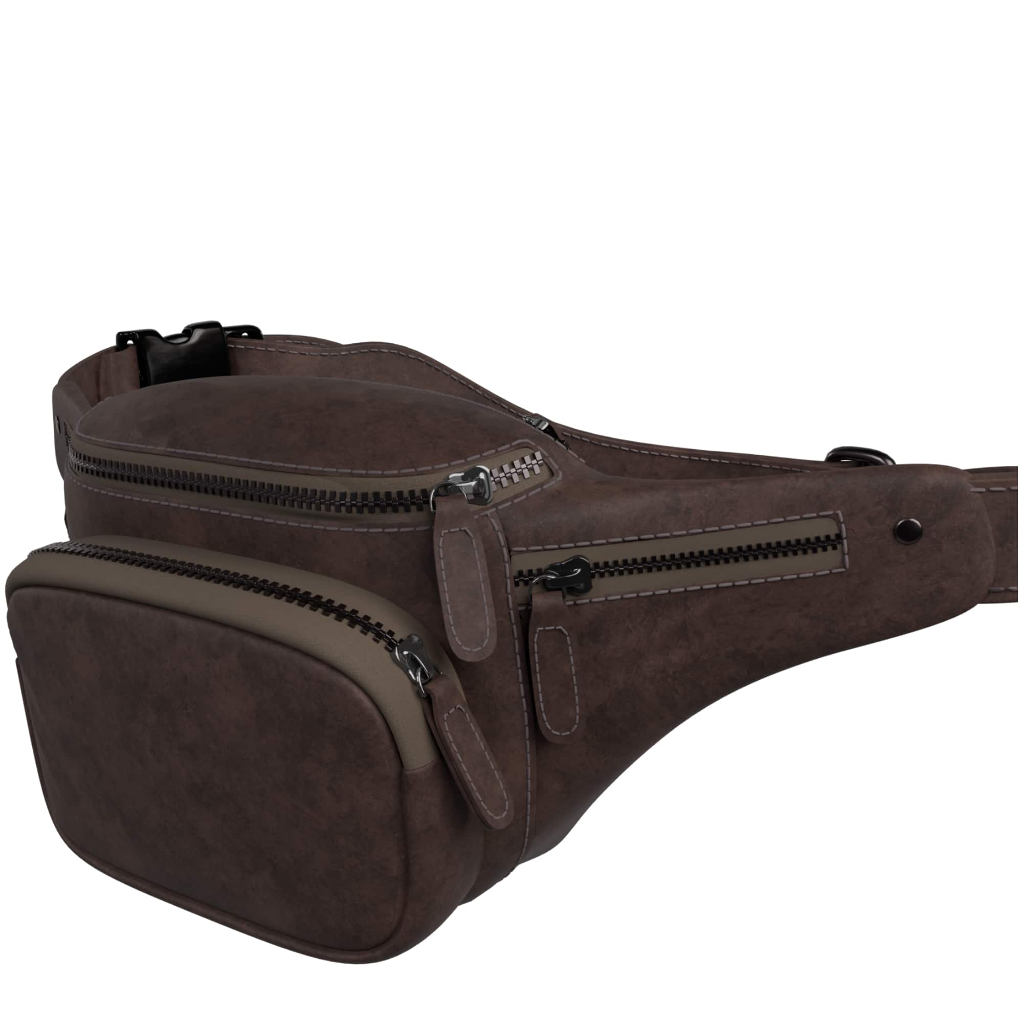 Leather Fanny Pack Men s Bag Crossbody One Size коричневий
Leather Fanny Pack Men s Bag Crossbody One Size коричневий