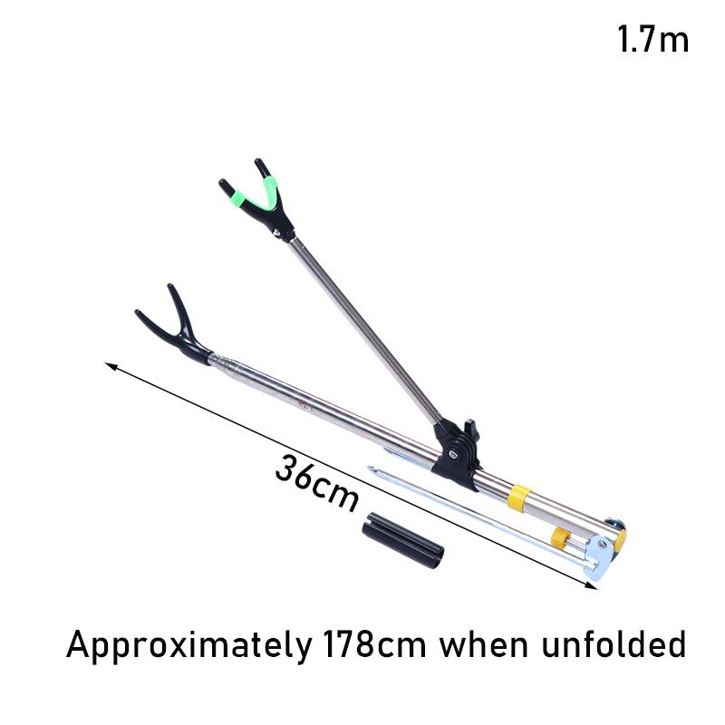 Stainless Steel Bracket Fishing Rods Support V Shape Head Adjustable Anti-Slip Stable Fishing Rod Bracket Fishing Tool 170CM
Stainless Steel Bracket Fishing Rods Support V Shape Head Adjustable Anti-Slip Stable Fishing Rod Bracket Fishing Tool 170CM