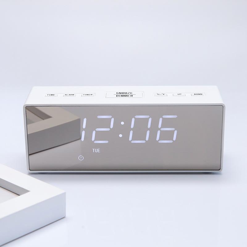 Electronic Mirror Clock Student Alarm Clock Digital Gift Clock Countdown Clock Thermometer Desktop Mirror Clock
Electronic Mirror Clock Student Alarm Clock Digital Gift Clock Countdown Clock Thermometer Desktop Mirror Clock