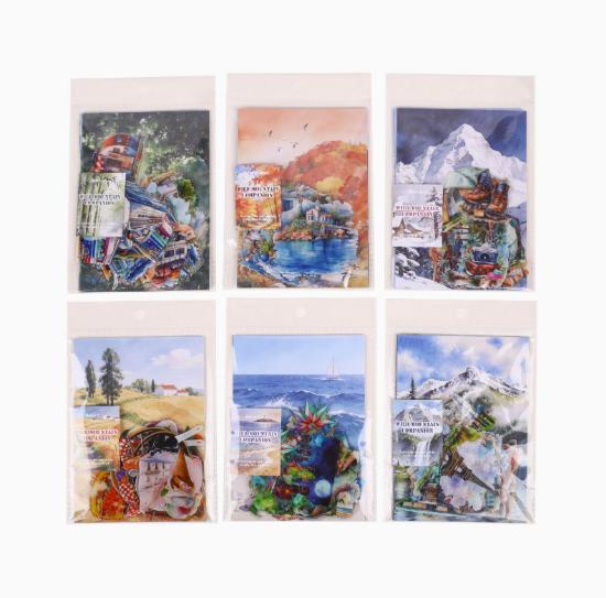 6packs/lot Memo Pads Material Paper Traveling Together Through Mountains and Fields Junk Journal Scrapbooking Retro Background
6packs/lot Memo Pads Material Paper Traveling Together Through Mountains and Fields Junk Journal Scrapbooking Retro Background