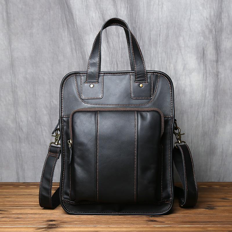 Men s Leather Handbag Casual Messenger Bag Top Layer Leather Vertical Briefcase Shoulder Bag Suitable for 14 Inch Laptop NZPJ чёрный
Men s Leather Handbag Casual Messenger Bag Top Layer Leather Vertical Briefcase Shoulder Bag Suitable for 14 Inch Laptop NZPJ чёрный