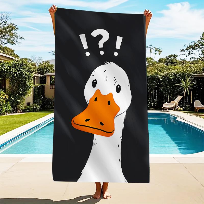 1pcs microfiber quick-drying beach towel with big white goose pattern, suitable for adults and teenagers comfortable bath towel W30*H60(CM)
1pcs microfiber quick-drying beach towel with big white goose pattern, suitable for adults and teenagers comfortable bath towel W30*H60(CM)