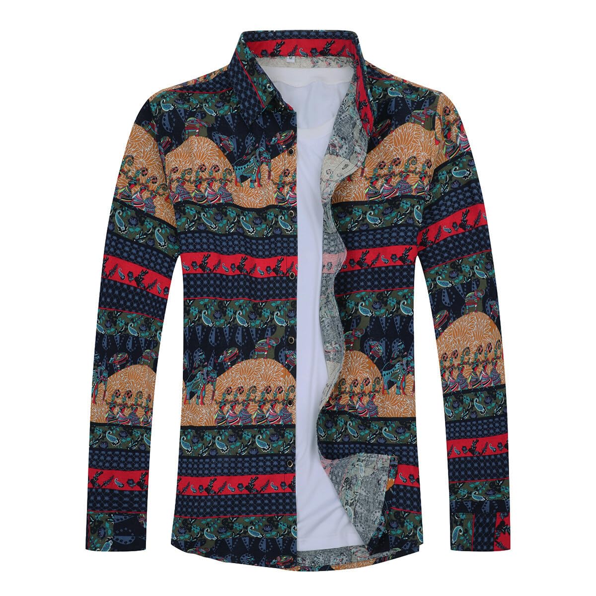 CEEN Long Sleeve Aloha Shirt with Vivid Breathable Cotton and Stylish Top for and Casual Plus Sizes Men s All-Over Print, Linen, Commuting, School,
CEEN Long Sleeve Aloha Shirt with Vivid Breathable Cotton and Stylish Top for and Casual Plus Sizes Men s All-Over Print, Linen, Commuting, School,