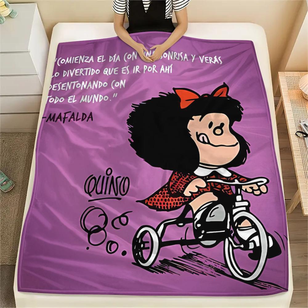 1PC Mafalda Print Flannel Blanket, High quality All Seasons, Home Decor, Warmth and Comfort, Perfect for Christmas Gifts 80cm x 120cm
1PC Mafalda Print Flannel Blanket, High quality All Seasons, Home Decor, Warmth and Comfort, Perfect for Christmas Gifts 80cm x 120cm