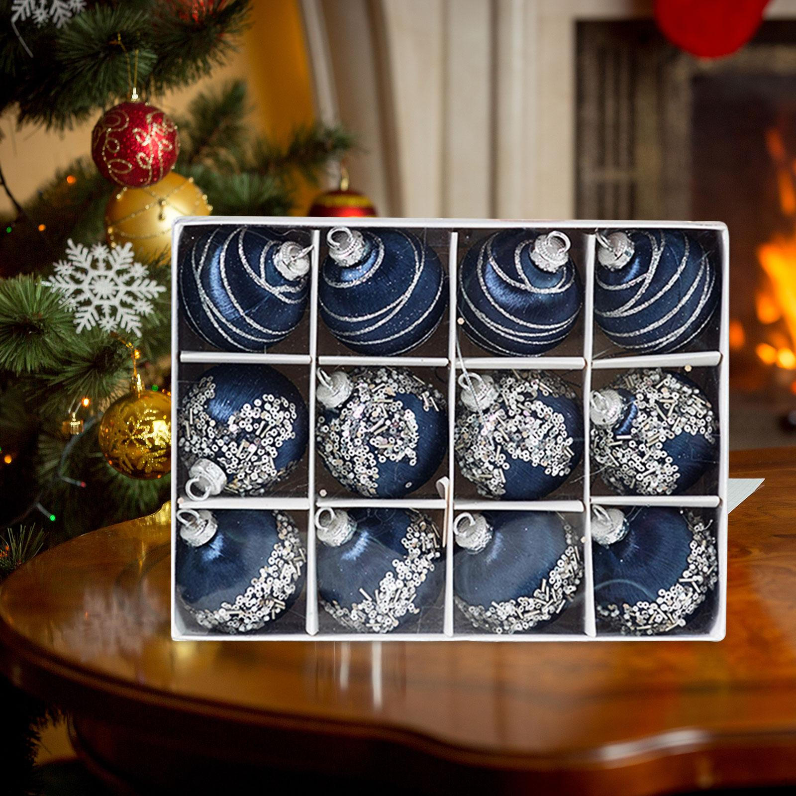12 Christmas Balls Ornaments Creative Tree Hanging Decorations for Hotels, Shopping Malls Blue
12 Christmas Balls Ornaments Creative Tree Hanging Decorations for Hotels, Shopping Malls Blue