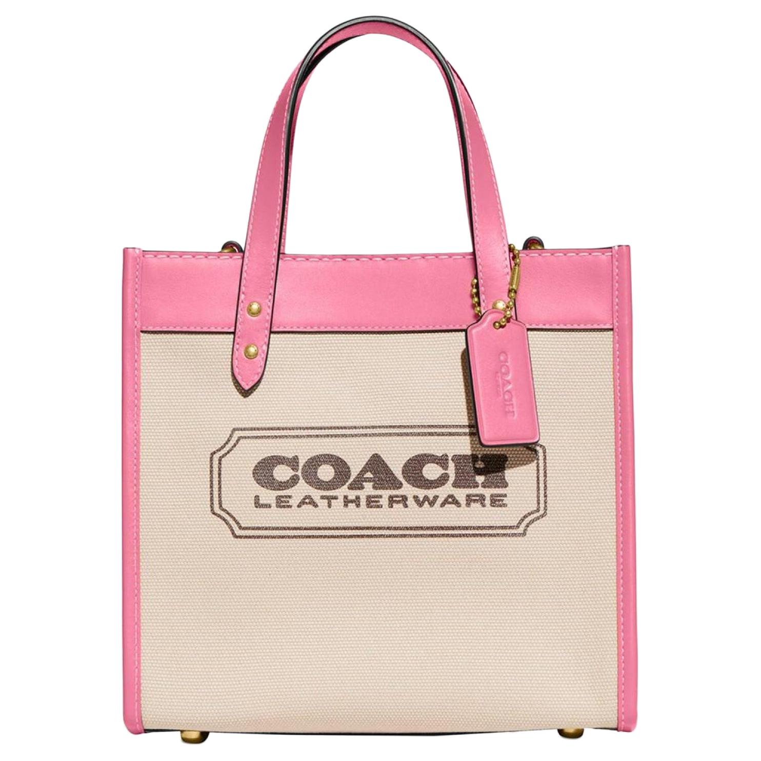 Coach Field 22 Logo Badge Quilted Snap Fabric And Leather Tote Bag Women tote bags Khaki Pink CH740-B4VPL Basic Set (Bag+Dust Bag)
Coach Field 22 Logo Badge Quilted Snap Fabric And Leather Tote Bag Women tote bags Khaki Pink CH740-B4VPL Basic Set (Bag+Dust Bag)