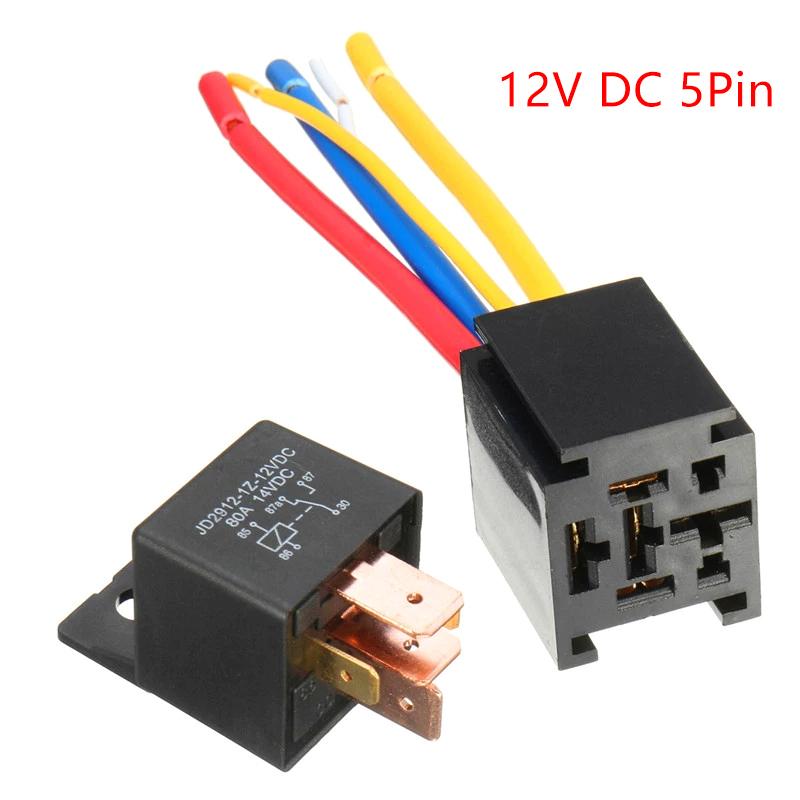 Waterproof 12V 80A 5Pin Dc Amp Spdt Car Relay + Practical Socket Car Starter Automotive Relay Universal Relays
Waterproof 12V 80A 5Pin Dc Amp Spdt Car Relay + Practical Socket Car Starter Automotive Relay Universal Relays