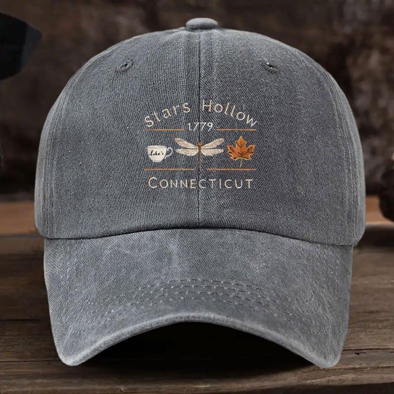 Stars Hollow 1779 Connecticut Print Adjustable Buckle Vintage Dad Hat Lightweight Soft Top for Casual Outings One Size
Stars Hollow 1779 Connecticut Print Adjustable Buckle Vintage Dad Hat Lightweight Soft Top for Casual Outings One Size