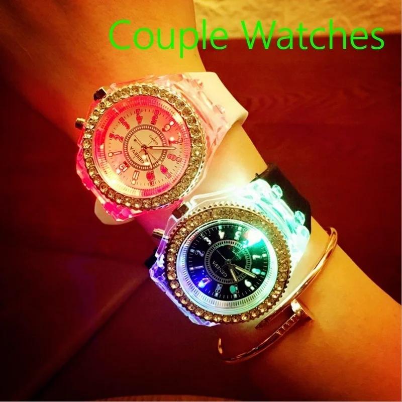 Ladies Classic Watch LED Light Digital Watch Couple Watch Silicone Quartz Luminous Watch Jelly Color Luminous Watch білий
Ladies Classic Watch LED Light Digital Watch Couple Watch Silicone Quartz Luminous Watch Jelly Color Luminous Watch білий