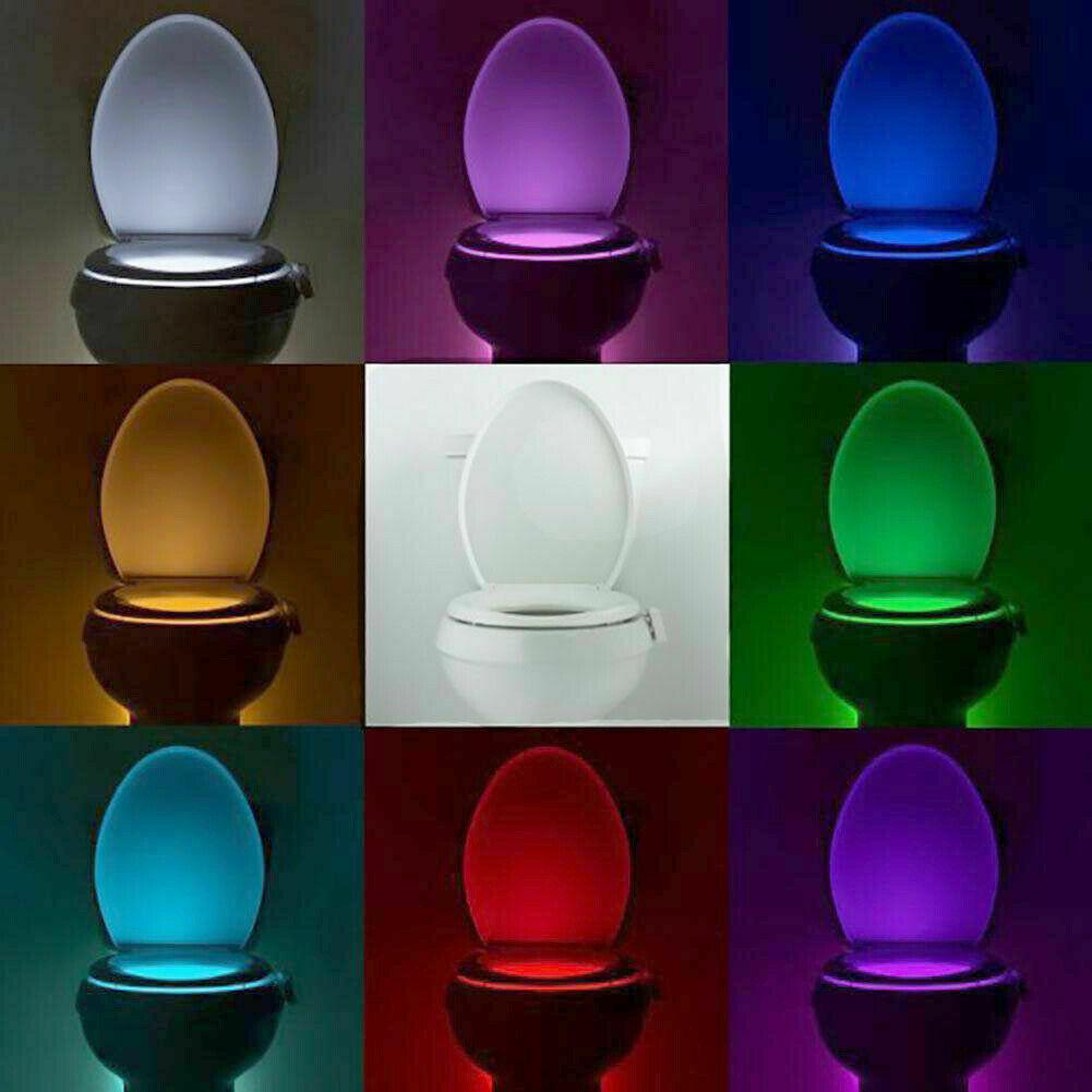 Colorful PIR Motion Sensor Toilet Lights Waterproof LED Washroom Night Lamp for Toilet Bowl Lighting For Bathroom Washroom
Colorful PIR Motion Sensor Toilet Lights Waterproof LED Washroom Night Lamp for Toilet Bowl Lighting For Bathroom Washroom