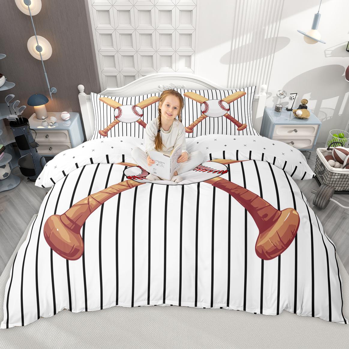 Homewish Sports Theme Duvet Cover Set, Football Baseball Comforter Cover Set for Kids Teens, Ball Gamer Bed Set DE XS 100x135cm 2pcs&set
Homewish Sports Theme Duvet Cover Set, Football Baseball Comforter Cover Set for Kids Teens, Ball Gamer Bed Set DE XS 100x135cm 2pcs&set