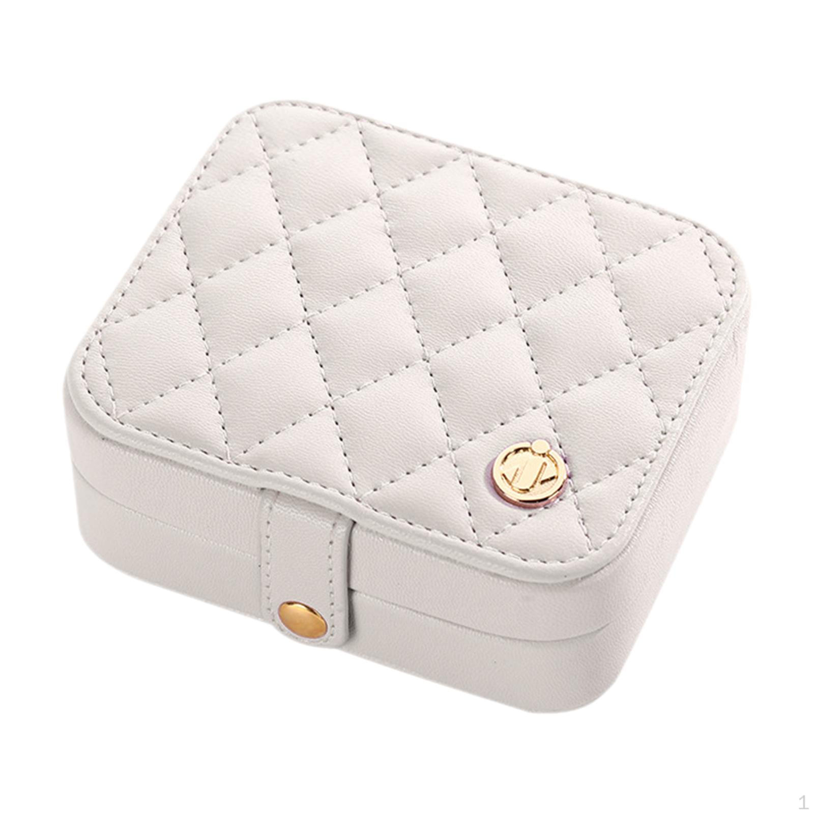 Jewelry Box ,Travel Accessories for Women High Capacity, PU Leather ,Mini Storage, білий
Jewelry Box ,Travel Accessories for Women High Capacity, PU Leather ,Mini Storage, білий