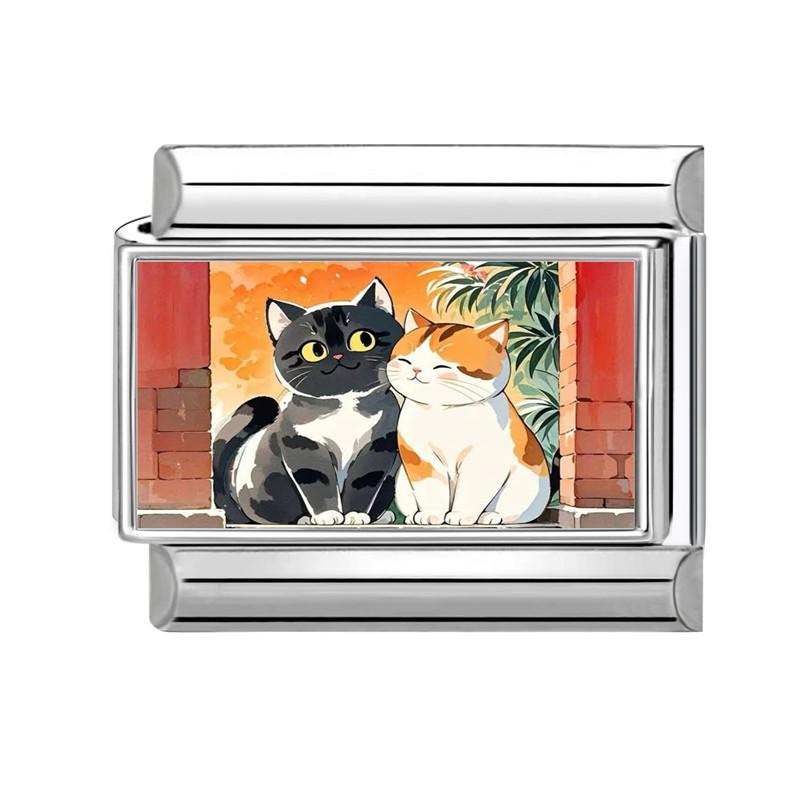 Y2K Lovely Pet Cats Dogs Flowers Moon Star Italian Charm Links Fit 9mm Stainless Steel Bracelet Women Men DIY Making Jewelry
Y2K Lovely Pet Cats Dogs Flowers Moon Star Italian Charm Links Fit 9mm Stainless Steel Bracelet Women Men DIY Making Jewelry
