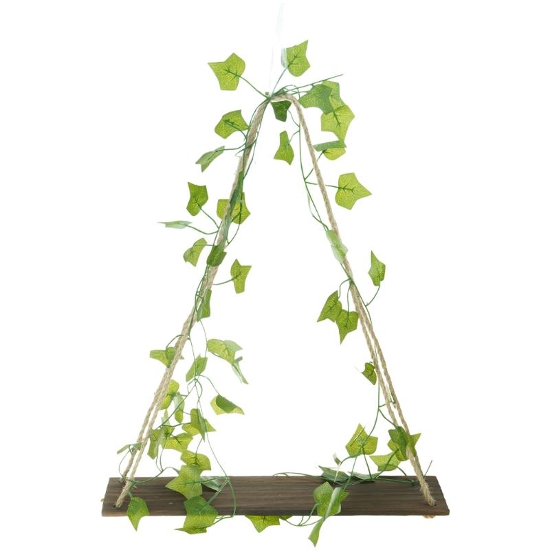 Wall Hanging Plant Shelf Stylish Wooden Rope Swing Wall Hanging Plant Flower Pots Tray Stand Lightweight Home Decor 1
Wall Hanging Plant Shelf Stylish Wooden Rope Swing Wall Hanging Plant Flower Pots Tray Stand Lightweight Home Decor 1