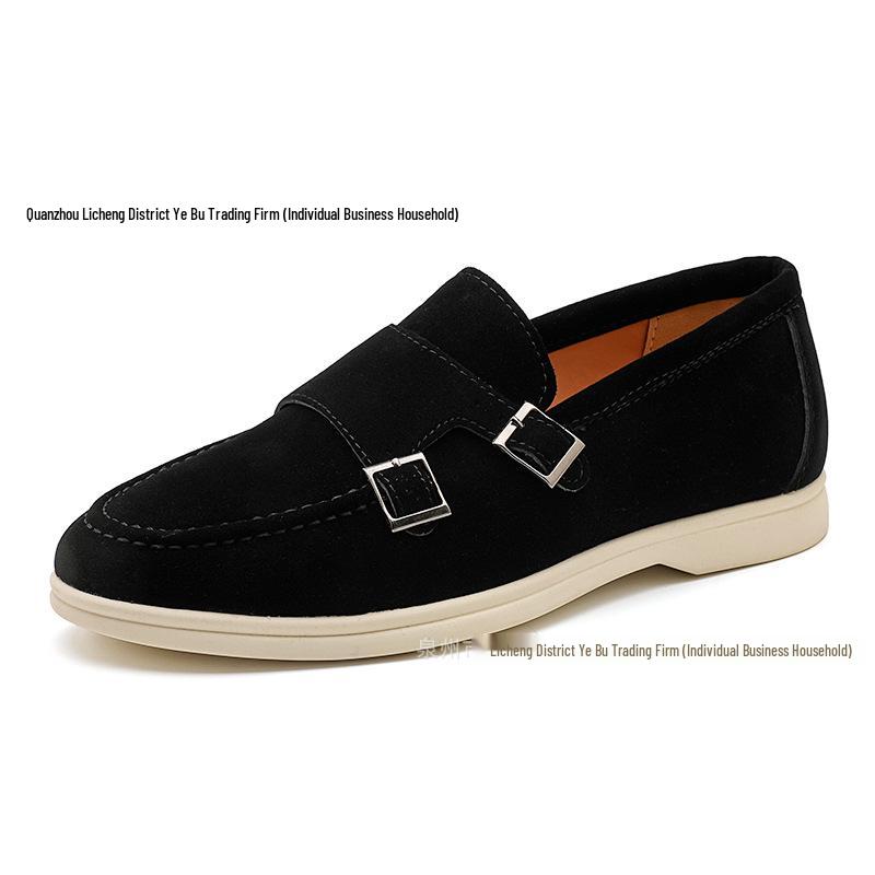 Men s Suede Monk Strap Leather Shoes - British Style, Casual & Formal 40 чорний
Men s Suede Monk Strap Leather Shoes - British Style, Casual & Formal 40 чорний