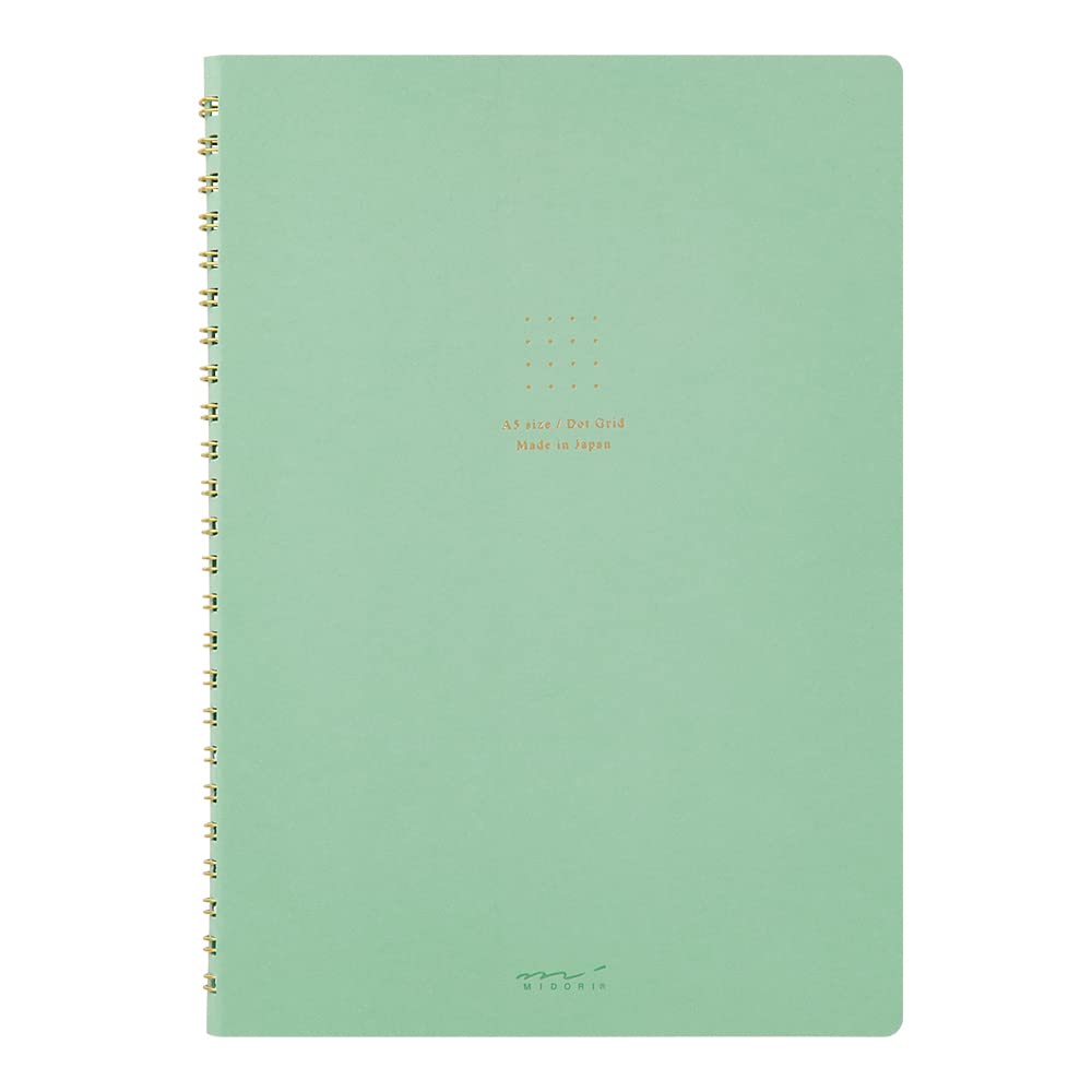 DESIGNPHIL MIDORI Spiral Color Dot 15333006 Notebook, Grid, Green, A5, зелёный
DESIGNPHIL MIDORI Spiral Color Dot 15333006 Notebook, Grid, Green, A5, зелёный