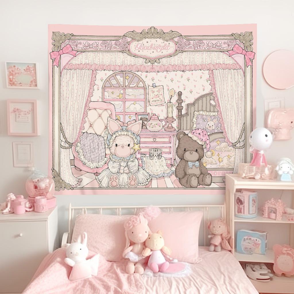Kawaii Home Decor Cat tapestry bedroom dormitory decoration background cloth bedside tapestry bedroom desk decoration 74x94cm(29x37in)
Kawaii Home Decor Cat tapestry bedroom dormitory decoration background cloth bedside tapestry bedroom desk decoration 74x94cm(29x37in)