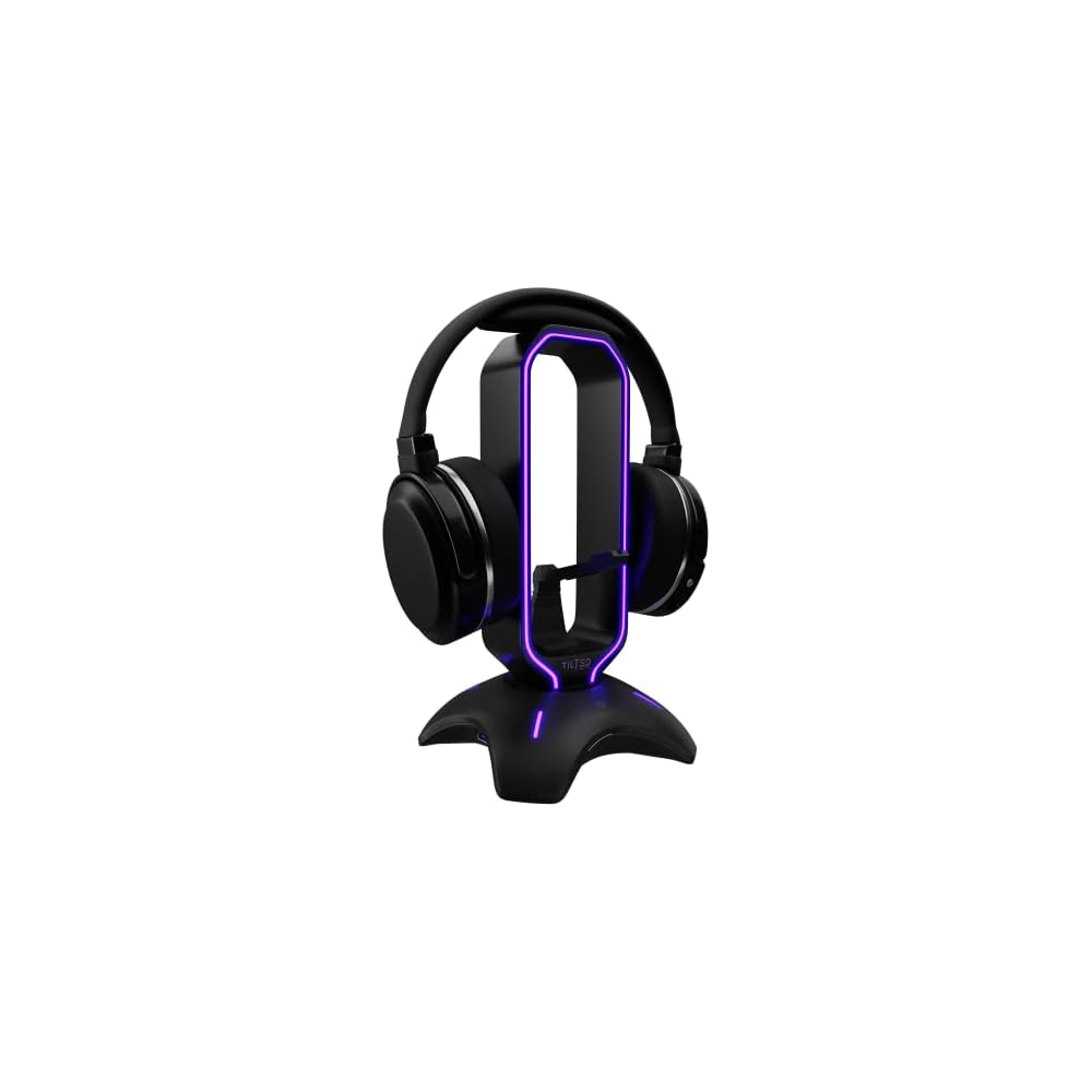 Tilted Nation RGB Headset Stand with Mouse Bungee and USB 3.0 Hub for Xbox, PS4, PC - Gaming Accessory
Tilted Nation RGB Headset Stand with Mouse Bungee and USB 3.0 Hub for Xbox, PS4, PC - Gaming Accessory
