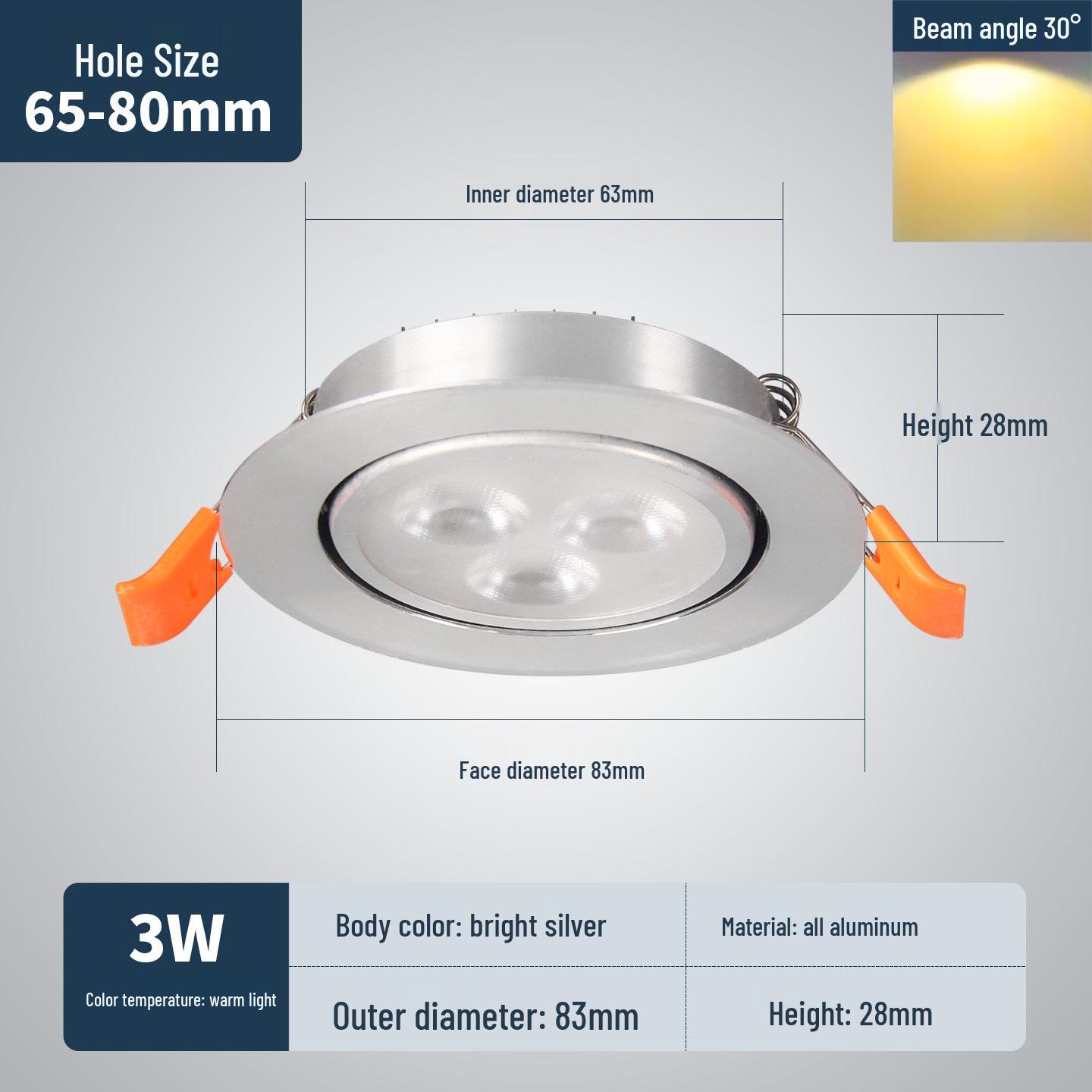 Ceiling Spotlight Set - Downlights & Cat Eye Wall Lights with 6/12/15 cm Openings
Ceiling Spotlight Set - Downlights & Cat Eye Wall Lights with 6/12/15 cm Openings