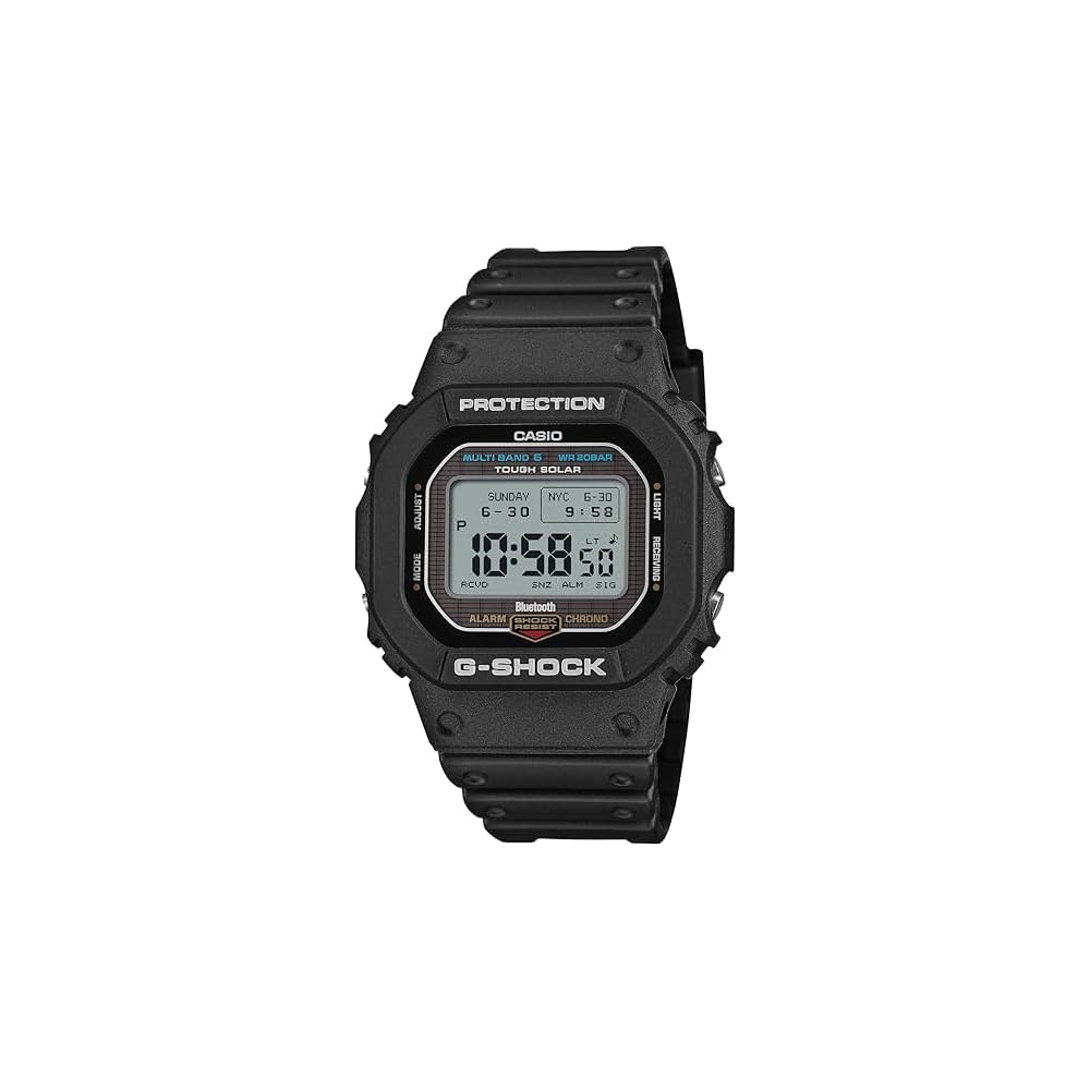 Casio G-Shock GW-BX5600 Bluetooth Solar Watch Men s Black Eco-Friendly Material
Casio G-Shock GW-BX5600 Bluetooth Solar Watch Men s Black Eco-Friendly Material