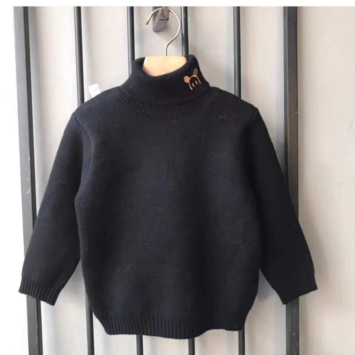 Unisex Kids Thick Fleece-Lined High Neck Sweater - Winter Base Layer Knitwear for Boys & Girls 100 (Height 90-98 cm) чорний
Unisex Kids Thick Fleece-Lined High Neck Sweater - Winter Base Layer Knitwear for Boys & Girls 100 (Height 90-98 cm) чорний
