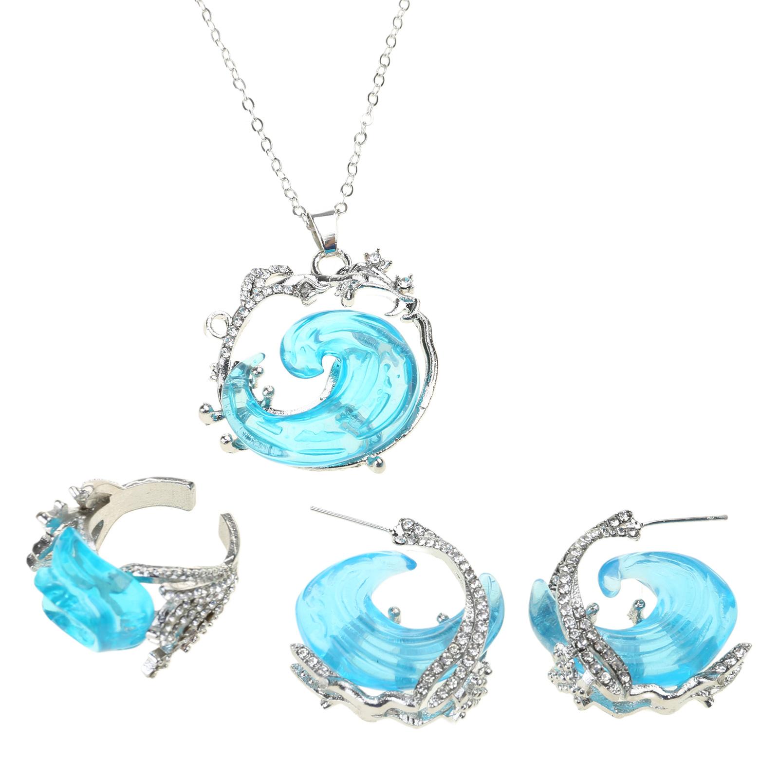 Ocean Friendship Ring Unique Dating Jewelry Set Stylish Ocean Earrings Fashion Pendant Necklace for Daily and Party
Ocean Friendship Ring Unique Dating Jewelry Set Stylish Ocean Earrings Fashion Pendant Necklace for Daily and Party