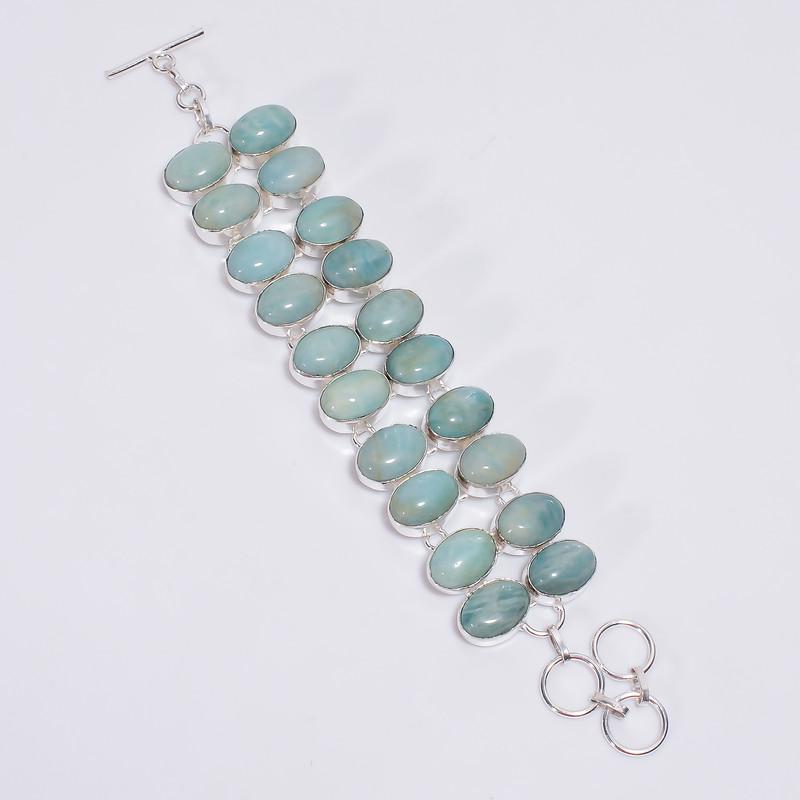 Elegant Top Grade Qualite 100% Natural Amazonite Oval Shape Ethnic Style Handmade Jewelry 925 Steling Silver Plated Bracelet 5-8 WSJ-4718 5-8 зелений
Elegant Top Grade Qualite 100% Natural Amazonite Oval Shape Ethnic Style Handmade Jewelry 925 Steling Silver Plated Bracelet 5-8 WSJ-4718 5-8 зелений