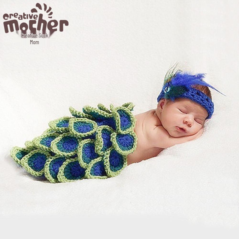 Handmade Peacock-Shaped Knitted Wool Baby Photo Prop Outfit Newborn (1-3 months)
Handmade Peacock-Shaped Knitted Wool Baby Photo Prop Outfit Newborn (1-3 months)