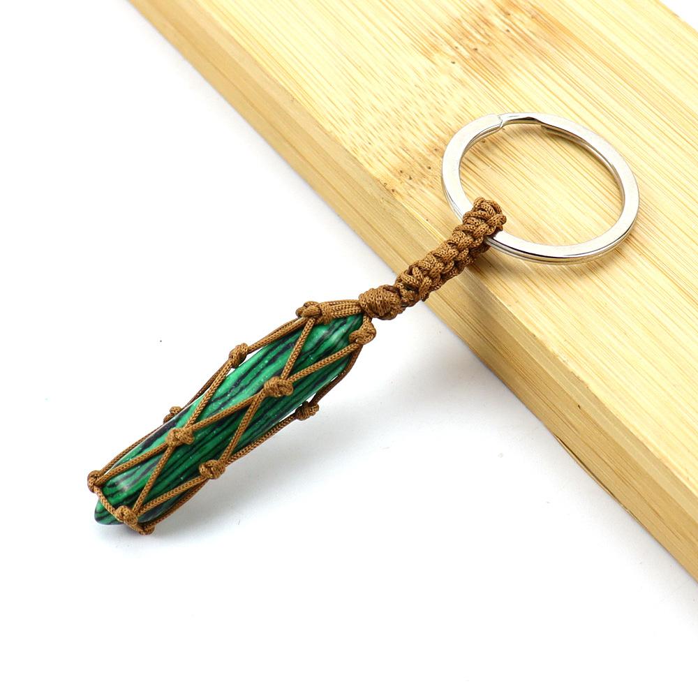 Temu Hand-Woven Mesh Pocket Natural Crystal Hexagonal Prism Pendant Keychain Bag Pendant Keychain K49 малахітова зелень
Temu Hand-Woven Mesh Pocket Natural Crystal Hexagonal Prism Pendant Keychain Bag Pendant Keychain K49 малахітова зелень