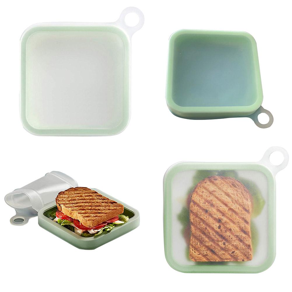 Silicone Soft Sealed Lunch Box Leakproof Snack Bento Box Reusable Portable Toast Bento Box for School Office
Silicone Soft Sealed Lunch Box Leakproof Snack Bento Box Reusable Portable Toast Bento Box for School Office