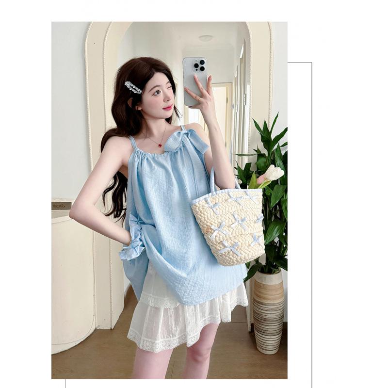 Maternity Blue Spaghetti Strap Tank Top & Layered Skirt Set M
Maternity Blue Spaghetti Strap Tank Top & Layered Skirt Set M