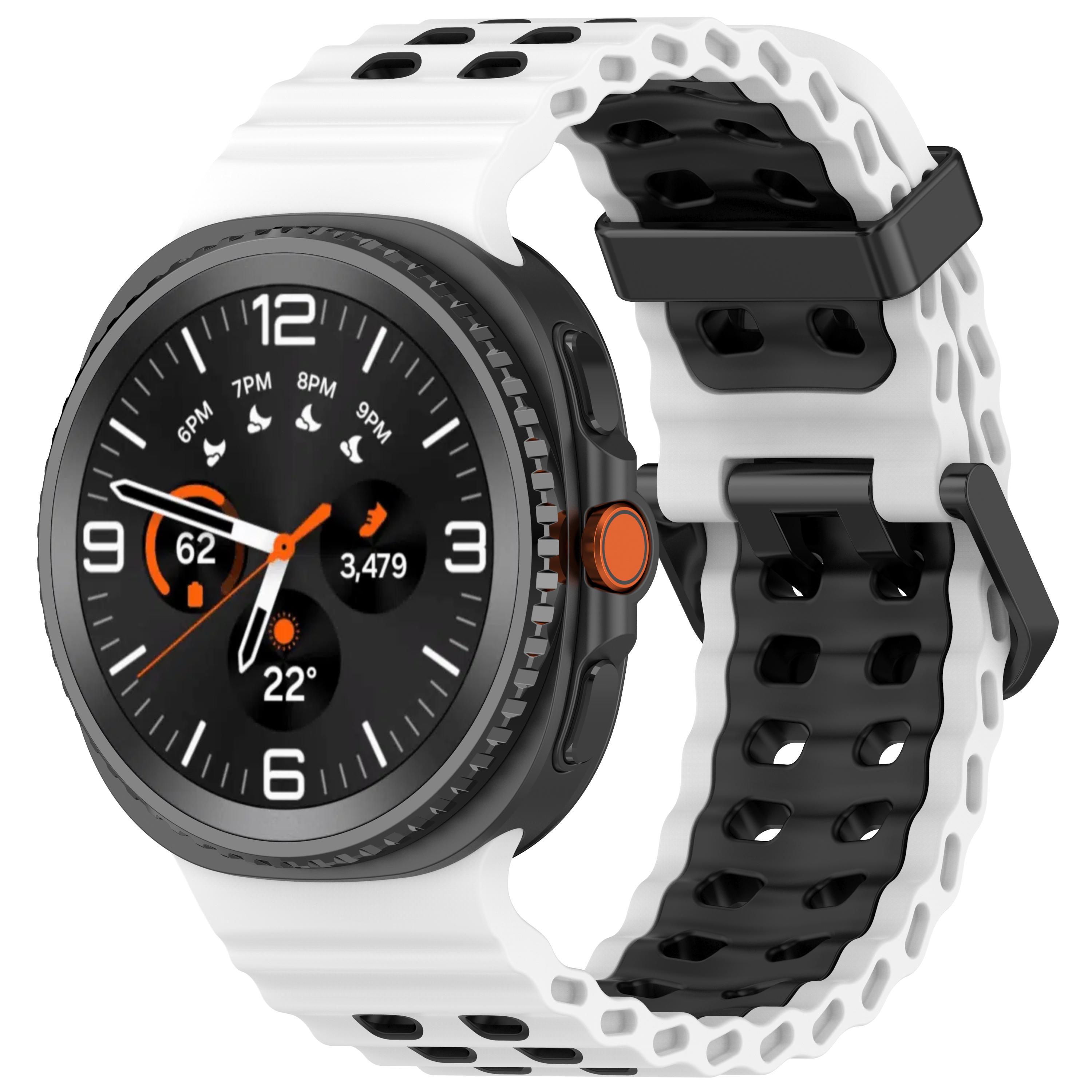 Ocean Silicone Strap for Samsung Galaxy Watch 8 40mm 44mm/8 Classic 46mm Bracelet Breathable Wristband for Galaxy Watch 8 Band Watch 8 Classic 46mm
Ocean Silicone Strap for Samsung Galaxy Watch 8 40mm 44mm/8 Classic 46mm Bracelet Breathable Wristband for Galaxy Watch 8 Band Watch 8 Classic 46mm