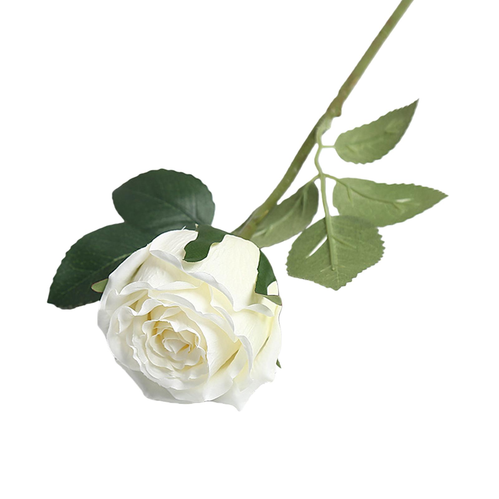 Artificial Single Stem Rose Flower High Quality Silk Flower Bouquet Decorative Floral Arrangement for Home Office Event Decoration One Size білий
Artificial Single Stem Rose Flower High Quality Silk Flower Bouquet Decorative Floral Arrangement for Home Office Event Decoration One Size білий