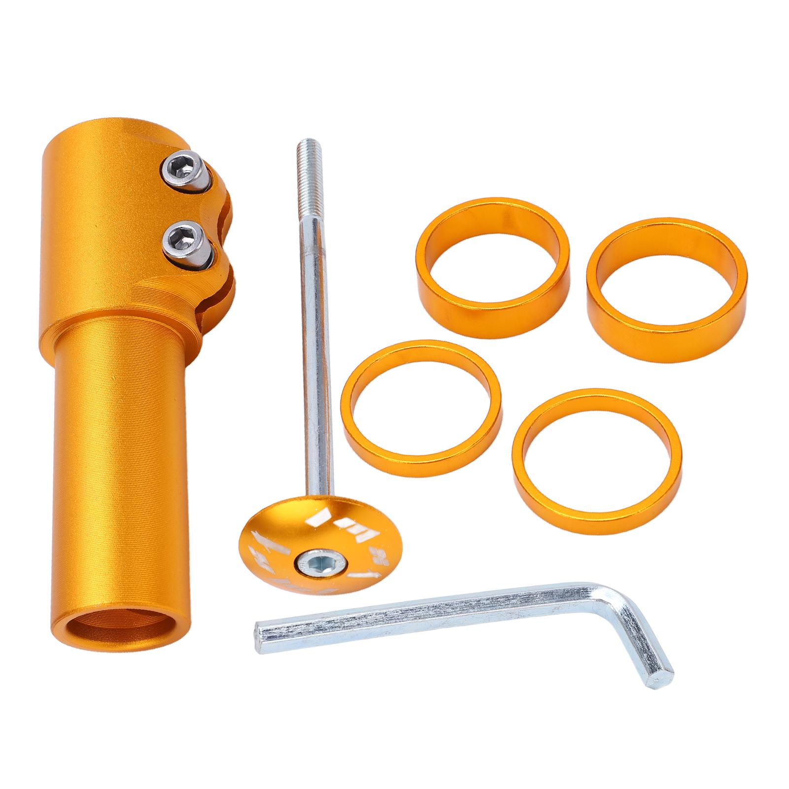Mountain Bike Stem Riser Extension Aluminum Alloy Bicycle Front Fork Tubes Extender for Mountain
Mountain Bike Stem Riser Extension Aluminum Alloy Bicycle Front Fork Tubes Extender for Mountain