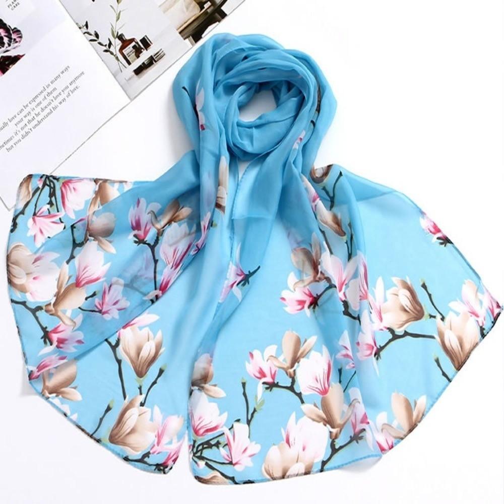 Summer Thin Chiffon Scarf UV Protection Soft Beach Shawl Floral Print Floral Printed Hijab
Summer Thin Chiffon Scarf UV Protection Soft Beach Shawl Floral Print Floral Printed Hijab
