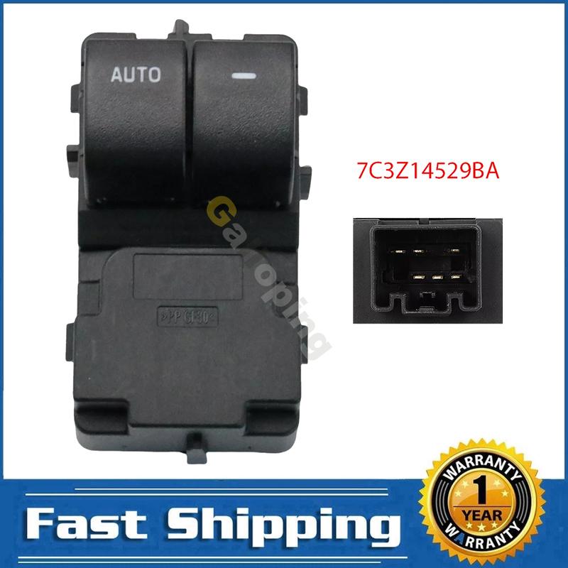 Front Left Electric Power Master Window Switch Control Button for Ford E350 ECONOLINE 2009 - 7C3Z14529BA Car Accessories
Front Left Electric Power Master Window Switch Control Button for Ford E350 ECONOLINE 2009 - 7C3Z14529BA Car Accessories