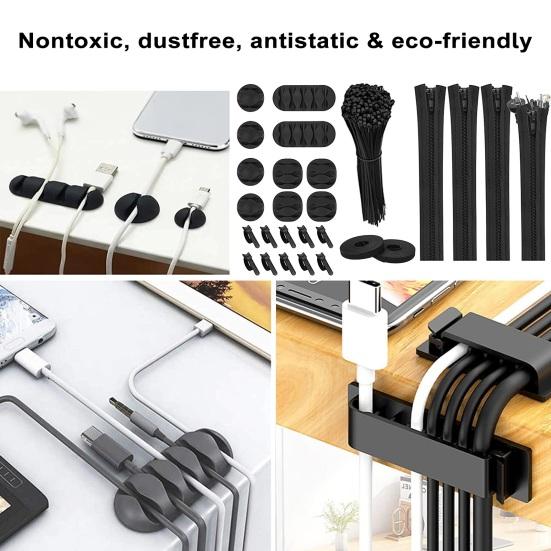 126/139/173/188/204 шт., стеллаж для хранения, силиконовый органайзер для кабеля, комбинированный, легкая загрузка, прочный, беспорядок, органайзер для стола, проводной органайзер
126/139/173/188/204 шт., стеллаж для хранения, силиконовый органайзер для кабеля, комбинированный, легкая загрузка, прочный, беспорядок, органайзер для стола, проводной органайзер