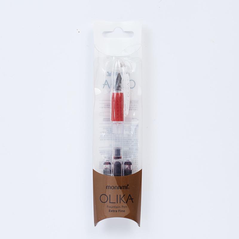 Monami OLIKA Fountain Pen for Students - White, Transparent, Black, Red with Fine Nib
Monami OLIKA Fountain Pen for Students - White, Transparent, Black, Red with Fine Nib