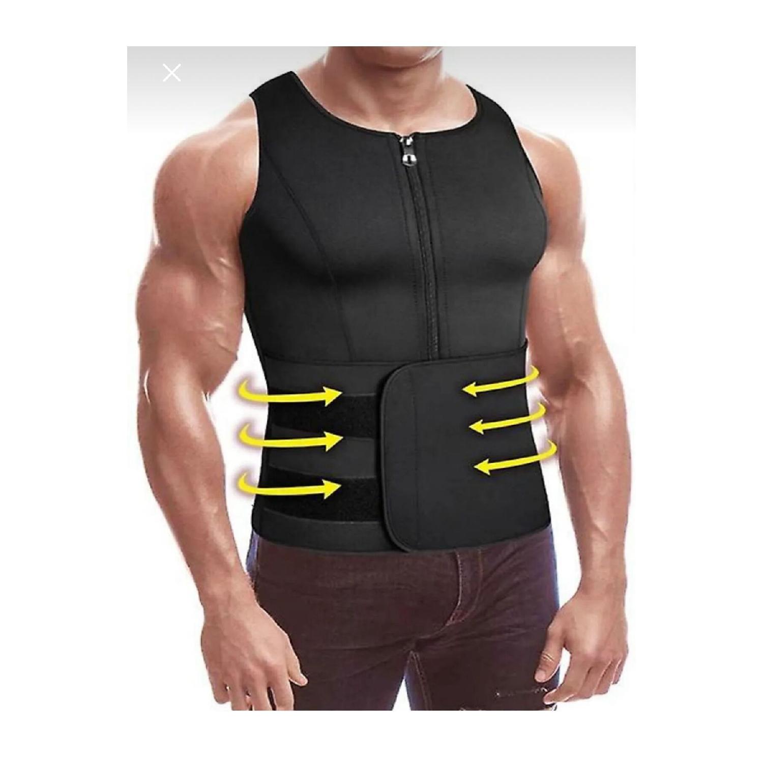 Slimming Vest Sauna Vest Female Male Sauna Effective Thinner Sweating Sweating Fat Burning Thermal Corset Standart чорний
Slimming Vest Sauna Vest Female Male Sauna Effective Thinner Sweating Sweating Fat Burning Thermal Corset Standart чорний