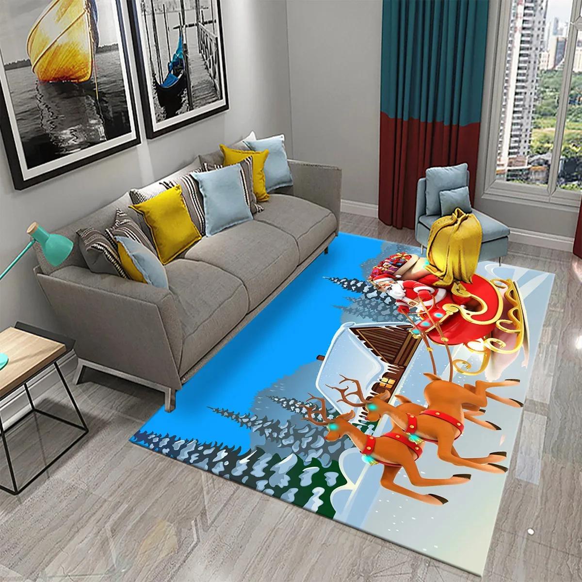 Cute Cartoon Santa Pattern Carpet Christmas Collection Living Room Bedroom Carpet Children s Room Hallway Bathroom Anti-Slip Rug 40x60cm
Cute Cartoon Santa Pattern Carpet Christmas Collection Living Room Bedroom Carpet Children s Room Hallway Bathroom Anti-Slip Rug 40x60cm
