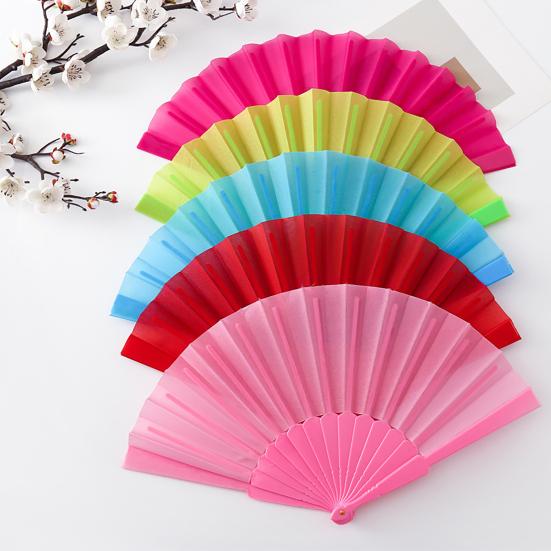 Folding Fabric Fan Patchwork Decorative Perspective Elegant Fabric Handheld Fan Household Supplies
Folding Fabric Fan Patchwork Decorative Perspective Elegant Fabric Handheld Fan Household Supplies