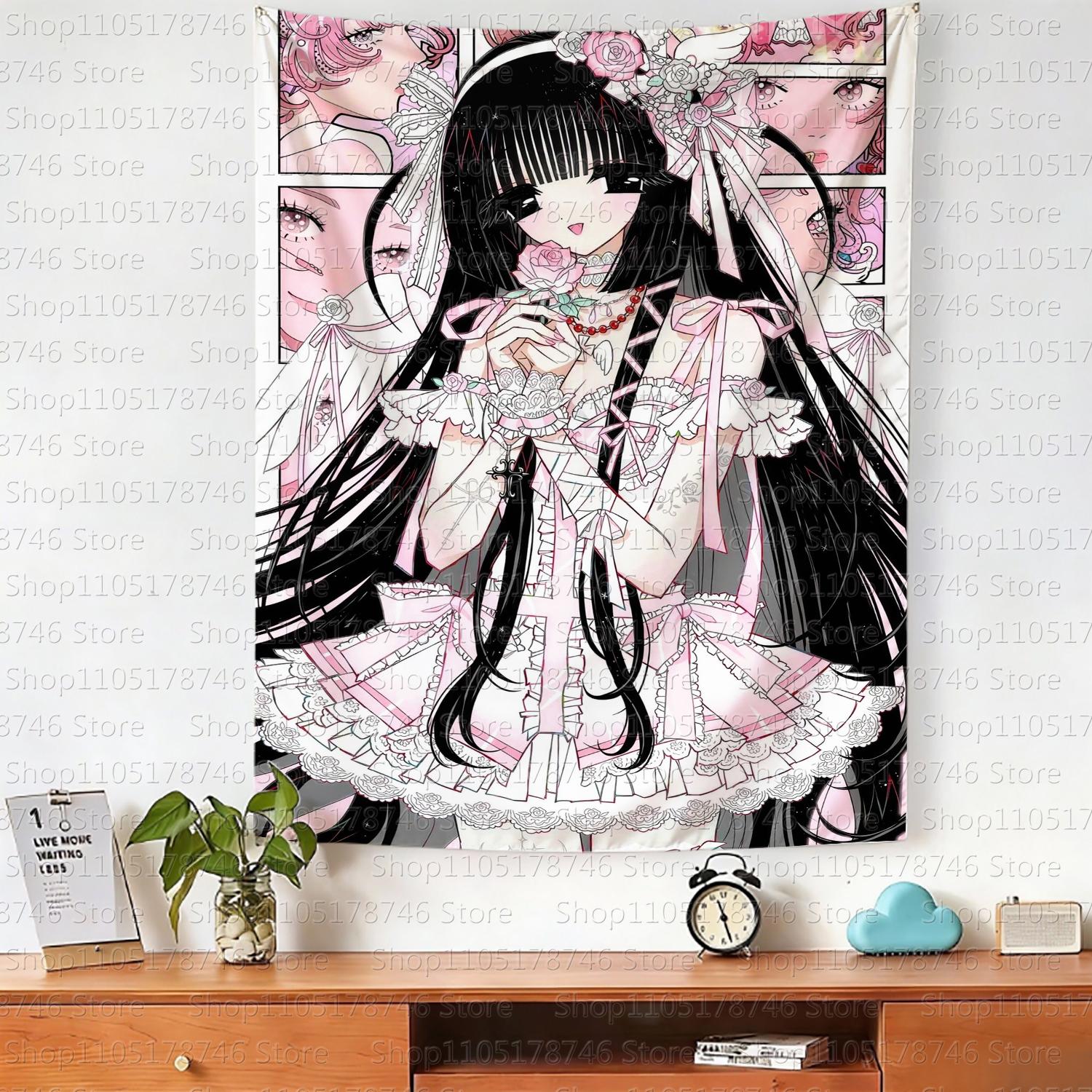 kawaii style girl hanging cloth cartoon dormitory bedroom bedside tapestry wall background cloth rental house decorative cloth 74x94cm(29x37in)
kawaii style girl hanging cloth cartoon dormitory bedroom bedside tapestry wall background cloth rental house decorative cloth 74x94cm(29x37in)