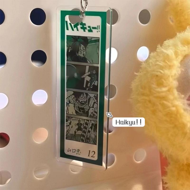 Cartoon Anime Haikyuu Acrylic Keychain Cute Backpack Hanging Decoration Key Ring Pendant Accessories Friends Gifts
Cartoon Anime Haikyuu Acrylic Keychain Cute Backpack Hanging Decoration Key Ring Pendant Accessories Friends Gifts