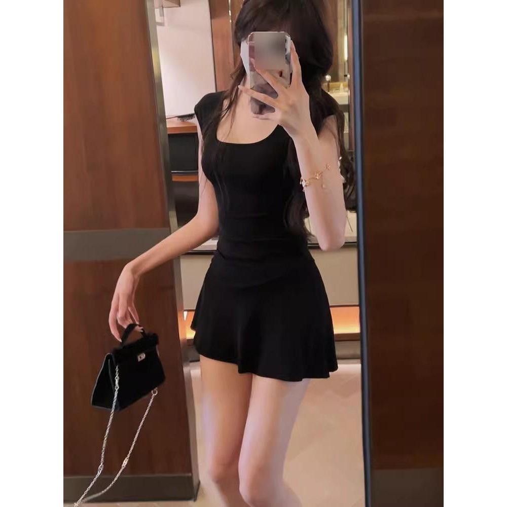 Women s Summer Slimming U-Neck A-Line Short Sleeve Little Black Dress S (Under 45kg) фиолетовый
Women s Summer Slimming U-Neck A-Line Short Sleeve Little Black Dress S (Under 45kg) фиолетовый
