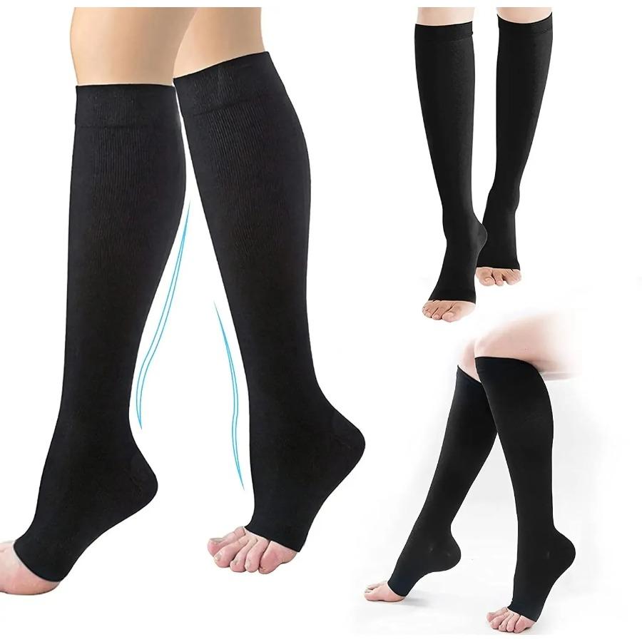 Compression Socks Medical Prevent Varicose Veins Toeless Support Hose for Women Men XXL чорний
Compression Socks Medical Prevent Varicose Veins Toeless Support Hose for Women Men XXL чорний