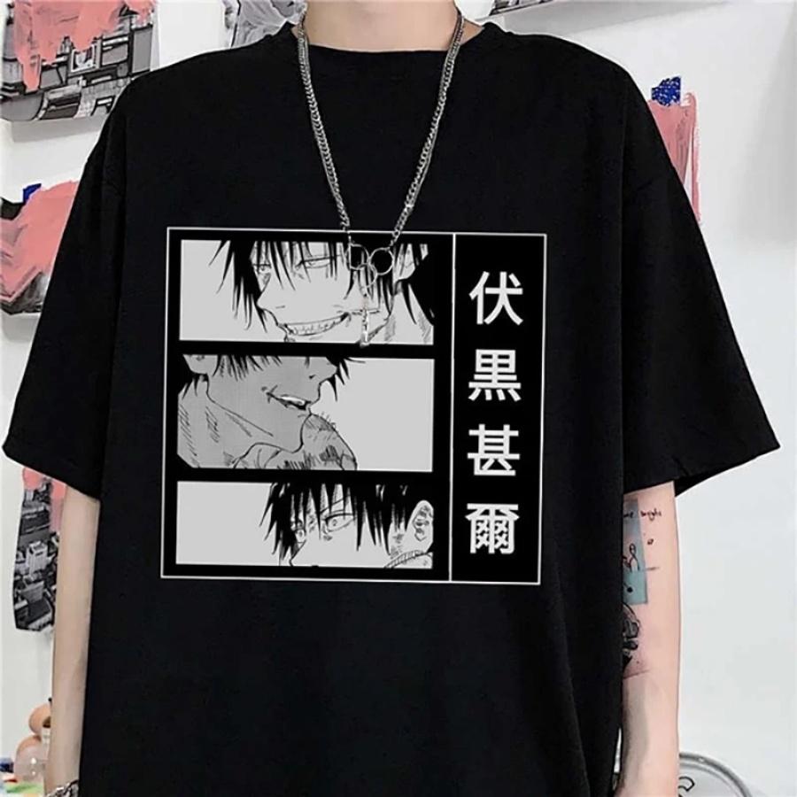 New Hot Anime Fushiguro Toji Graphic T-Shirt Fashion Outdoor Street Cool Round Neck Short Sleeve Shirt Top XXXXXL чорний
New Hot Anime Fushiguro Toji Graphic T-Shirt Fashion Outdoor Street Cool Round Neck Short Sleeve Shirt Top XXXXXL чорний