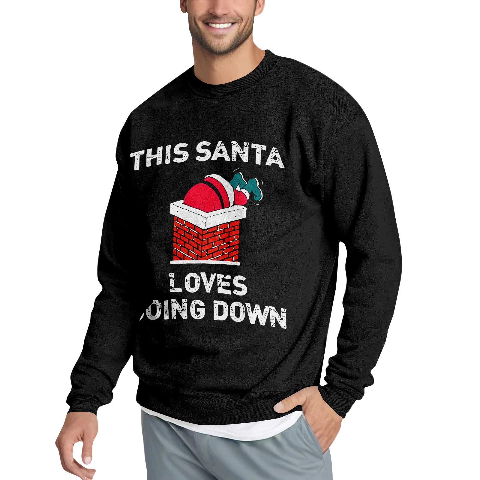 Свободное мужское худи с рождественским принтом L чёрный
Свободное мужское худи с рождественским принтом L чёрный