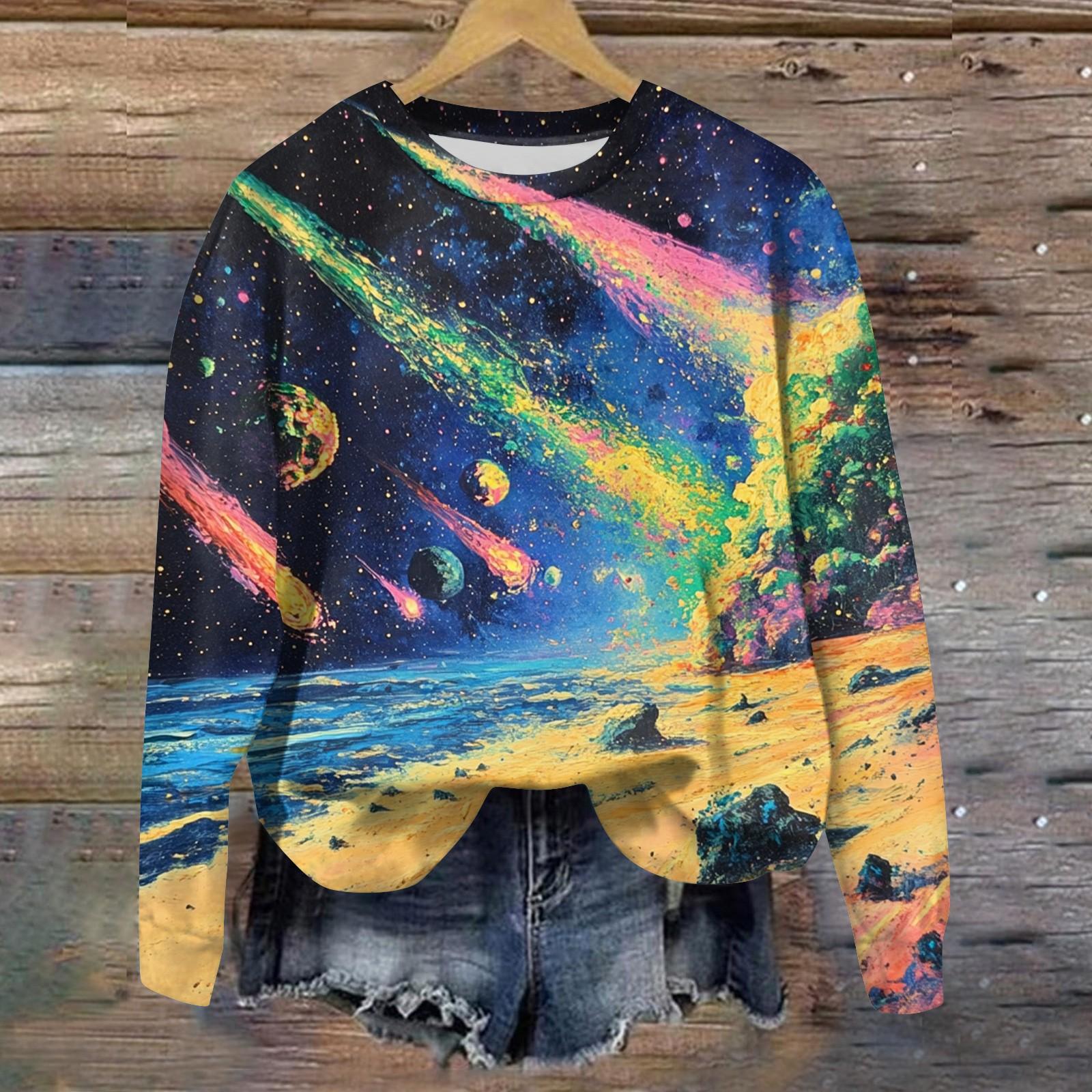 Жіноча вільна повсякденна толстовка з круглим вирізом і довгими рукавами з принтом, модний топ з довгими рукавами XXXXL жовтий
Жіноча вільна повсякденна толстовка з круглим вирізом і довгими рукавами з принтом, модний топ з довгими рукавами XXXXL жовтий